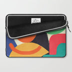 Modern Abstract Shape 03 Laptop Sleeve Gallery Image 2