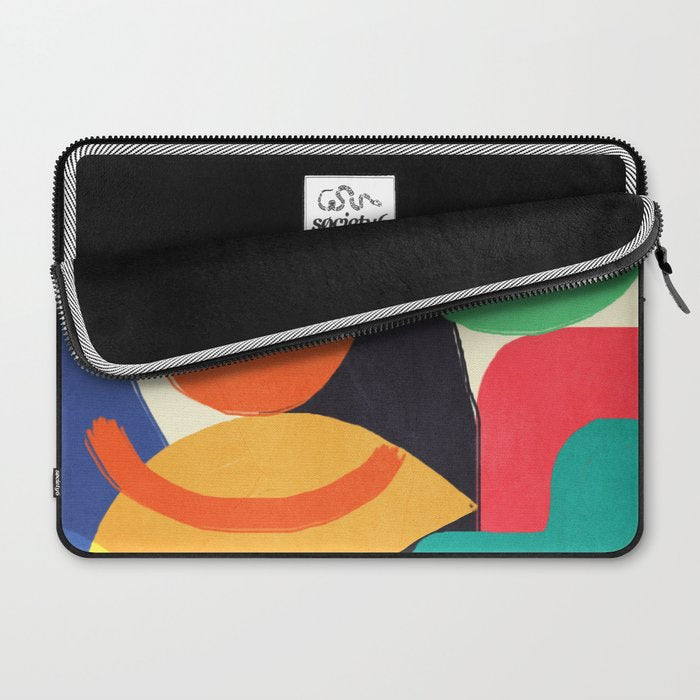 Modern Abstract Shape 03 Laptop Sleeve Gallery Image 2