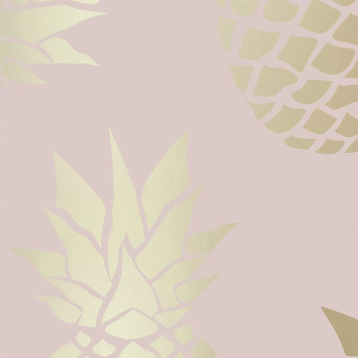 Glam, Pineapple Art, Pink Aesthetic with Gold Coffee Mug Gallery Image 2