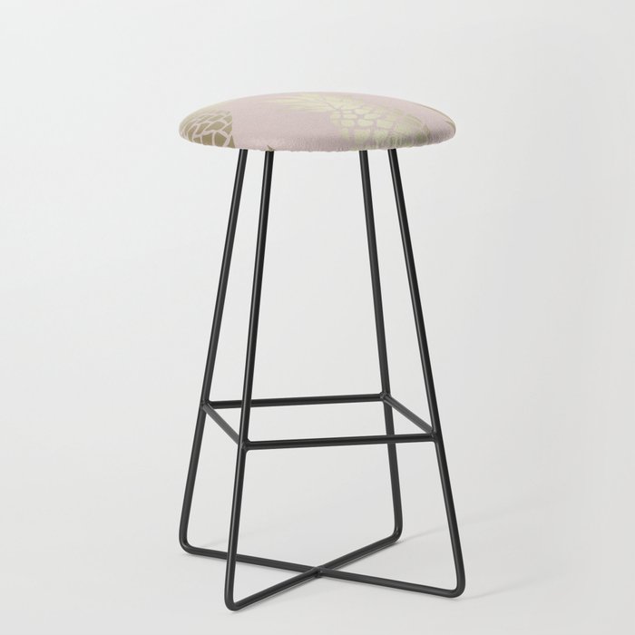 Glam, Pineapple Art, Pink Aesthetic with Gold Stool Gallery Image 1