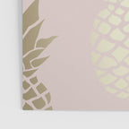 Glam, Pineapple Art, Pink Aesthetic with Gold Poster Gallery Image 3