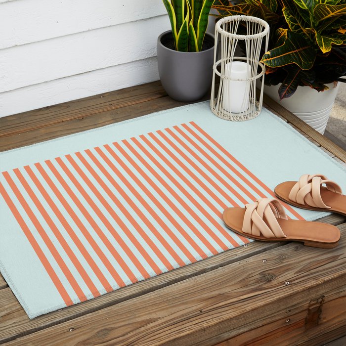 Beach Stripes Outdoor Rug Gallery Image 2