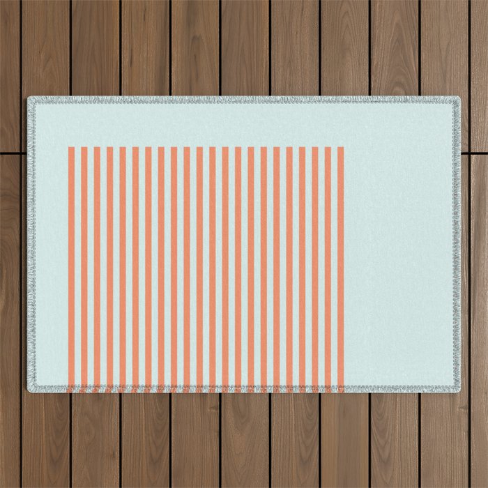 Beach Stripes Outdoor Rug Gallery Image 1