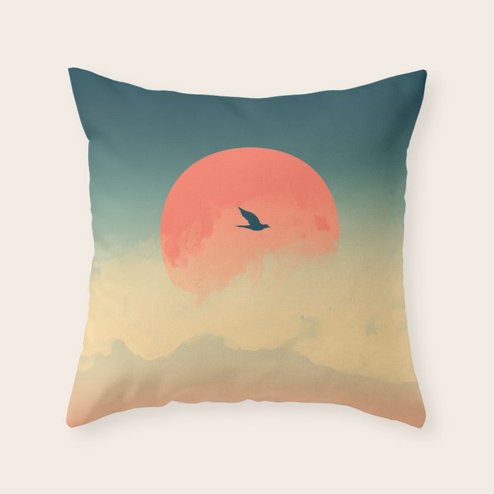 Lonesome Traveler Throw Pillow Gallery Image 6
