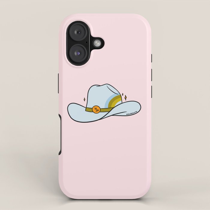 Capricorn Cowboy Hat iPhone Case Gallery Image 1