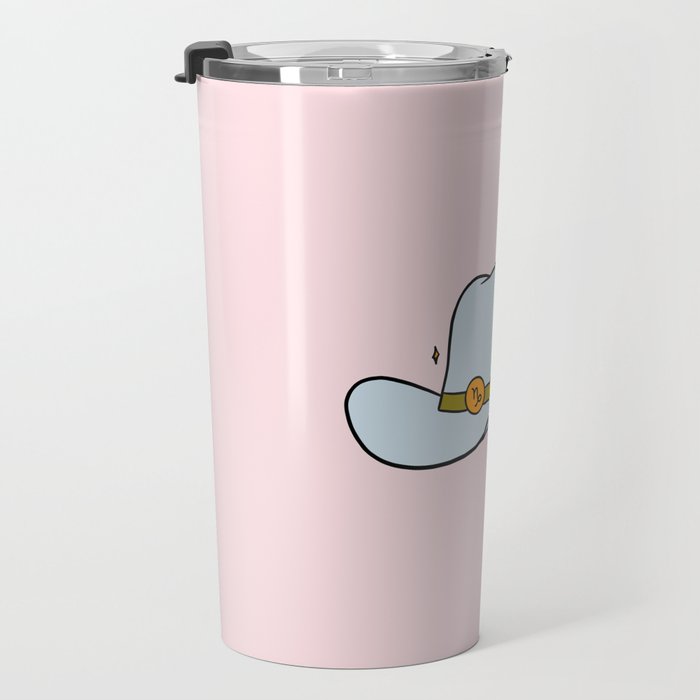 Capricorn Cowboy Hat Travel Mug Gallery Image 3