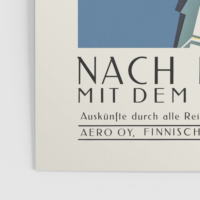 Finland Vintage Travel Poster, 1933 Poster Gallery Image 3