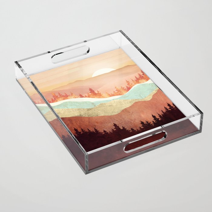 Amber Vista Acrylic Tray Gallery Image 1