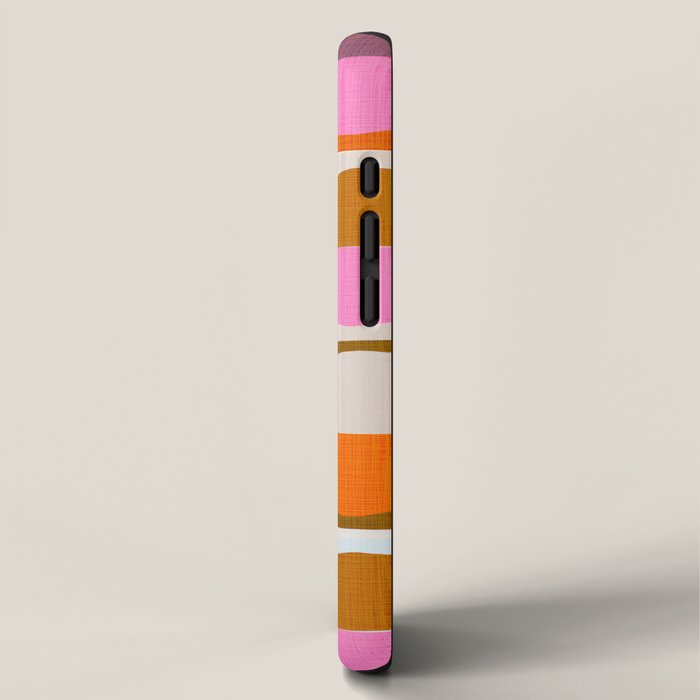 Mid-Mod Sun and Moon Pattern Collage iPhone Case Gallery Image 2