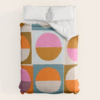 Mid-Mod Sun and Moon Pattern Collage Comforter Gallery Image 6