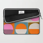 Mid-Mod Sun and Moon Pattern Collage Laptop Sleeve Gallery Image 2