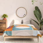 Mid-Mod Sun and Moon Pattern Collage Comforter Gallery Image 3