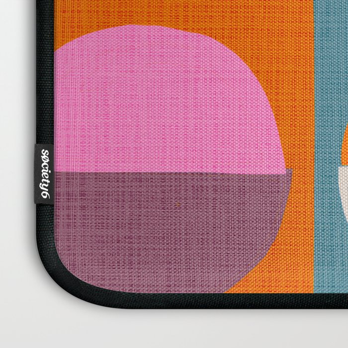 Mid-Mod Sun and Moon Pattern Collage Laptop Sleeve Gallery Image 3