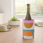 Mid-Mod Sun and Moon Pattern Collage Wine Chiller Gallery Image 4