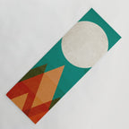 Full moon over Sahara desert Yoga Mat Gallery Image 1