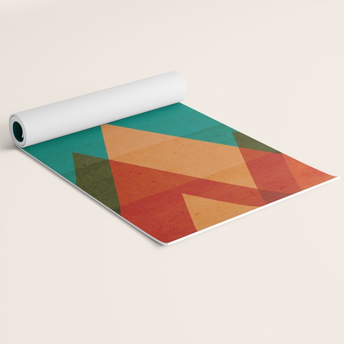 Full moon over Sahara desert Yoga Mat Gallery Image 2