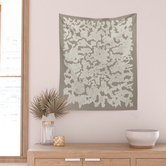 Organic Lace Wall Tapestry Gallery Image 2