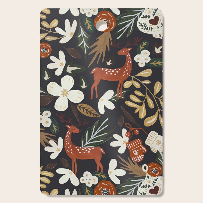 Christmas holiday night III Cutting Board Gallery Image 1