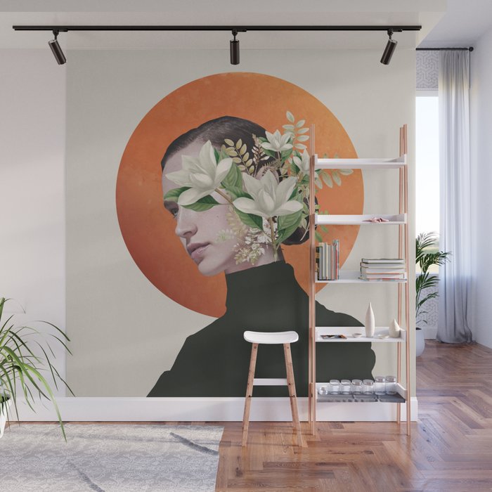 Lady Portrait 4 Wall Mural Gallery Image 1