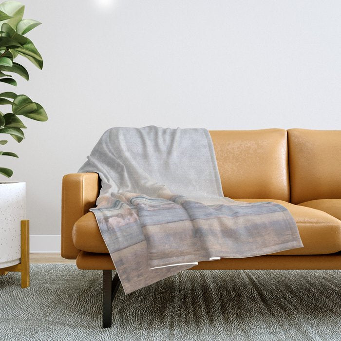 Dreamscape in Pastel Throw Blanket Gallery Image 1