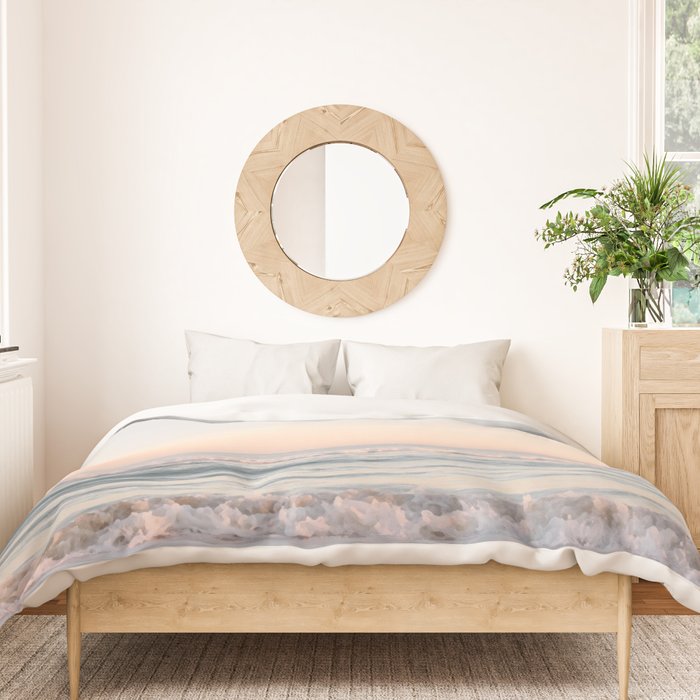 Dreamscape in Pastel Duvet Cover Gallery Image 3