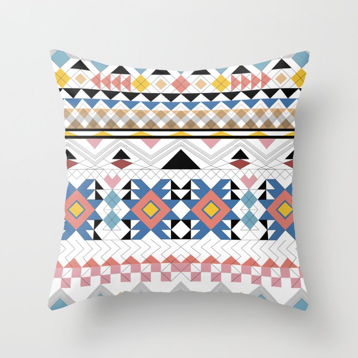 Modern Tribal G Throw Pillow Gallery Image 6