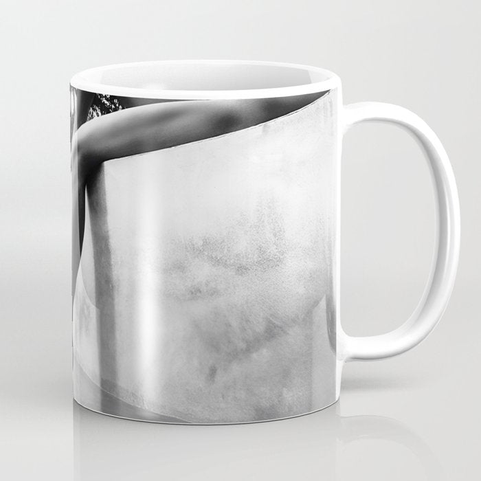 Dip your toes into the water, female form black and white photography - photographs Coffee Mug Gallery Image 1