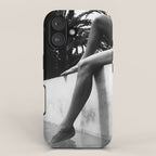 Dip your toes into the water, female form black and white photography - photographs iPhone Case Gallery Image 1