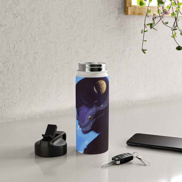 A talk with the universe. Water Bottle Gallery Image 4