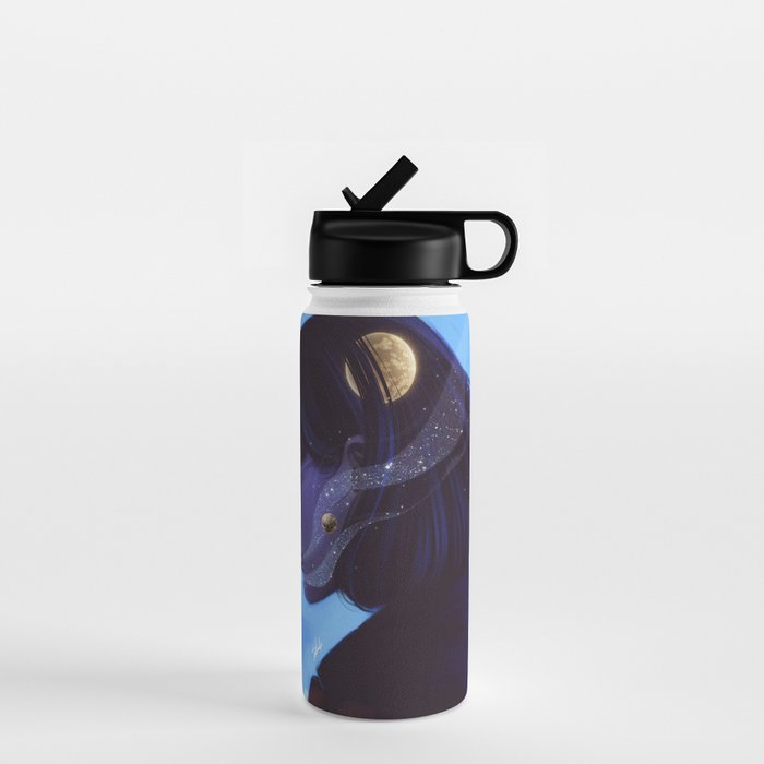 A talk with the universe. Water Bottle Gallery Image 1