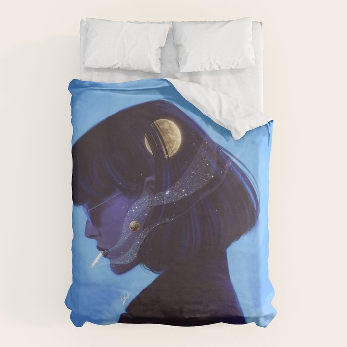 A talk with the universe. Duvet Cover Gallery Image 6
