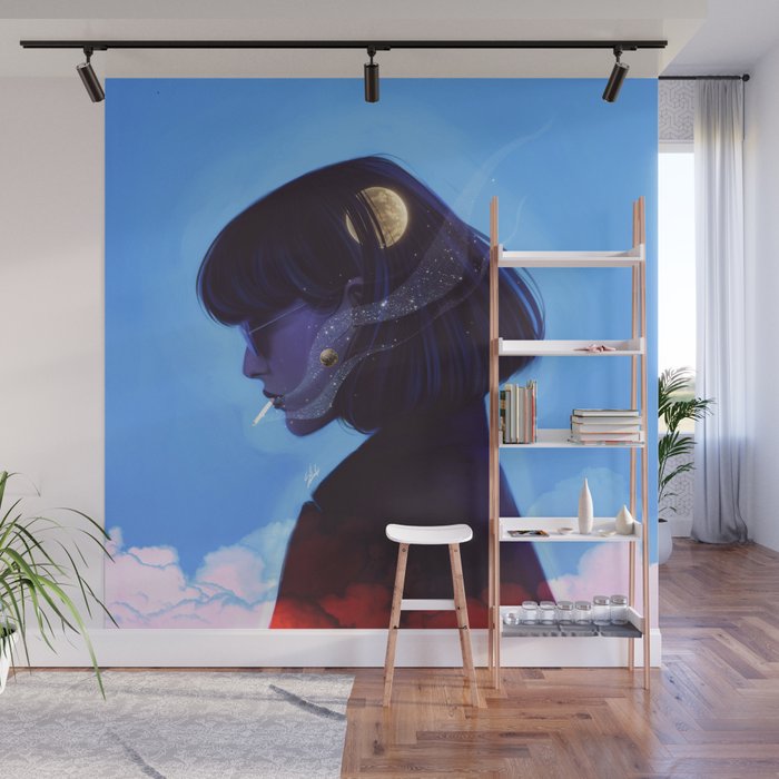 A talk with the universe. Wall Mural Gallery Image 1