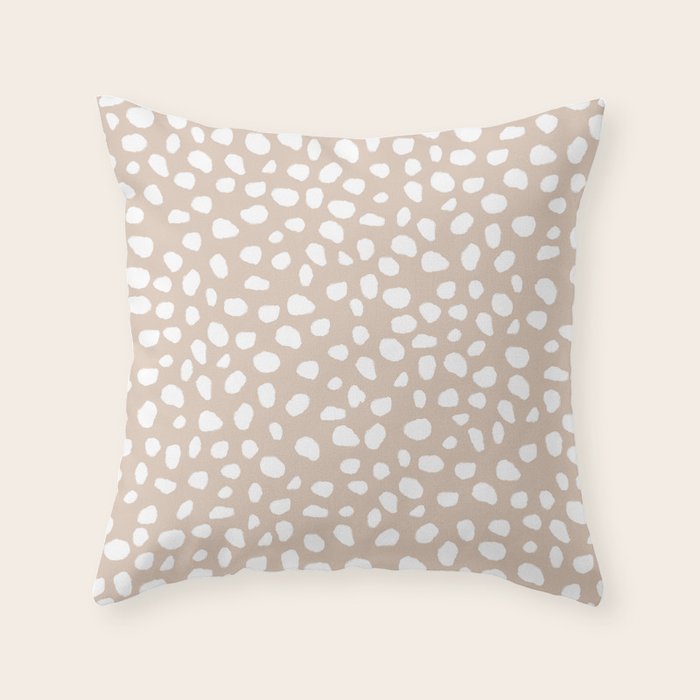 Jaguar | Neutral Throw Pillow Gallery Image 6