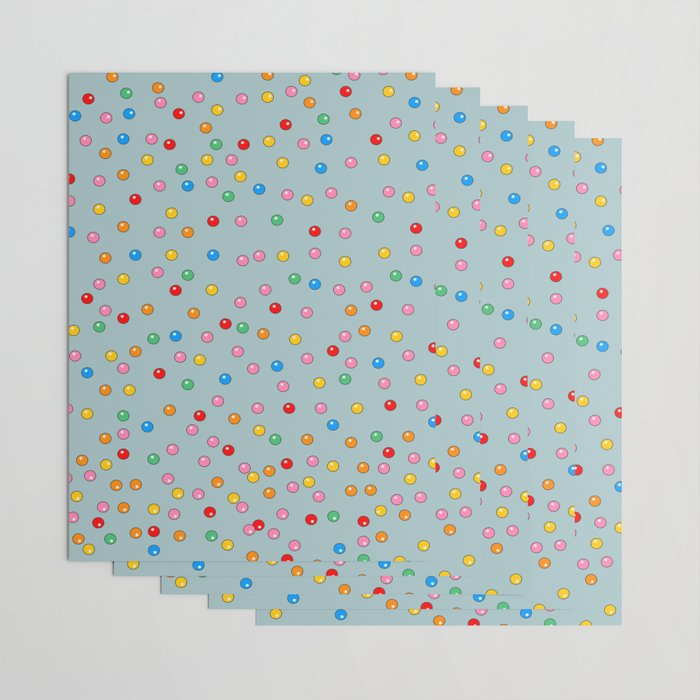Unicorn Gumball Poop Wrapping Paper Gallery Image 3