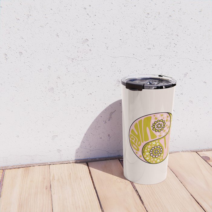 Virgo Yin Yang Travel Mug Gallery Image 4