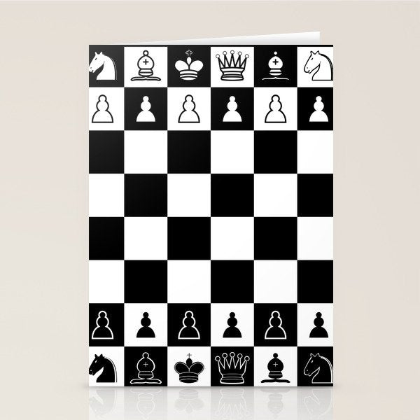 Chess Board Stationery Card Gallery Image 2
