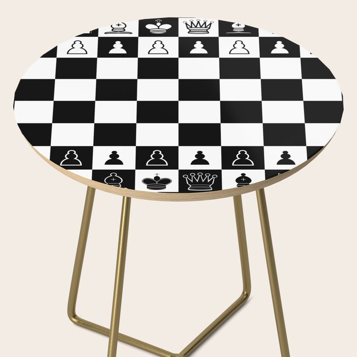 Chess Board Side Table Gallery Image 2