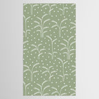 Boho Trees on Sage Green Tablecloth Gallery Image 2