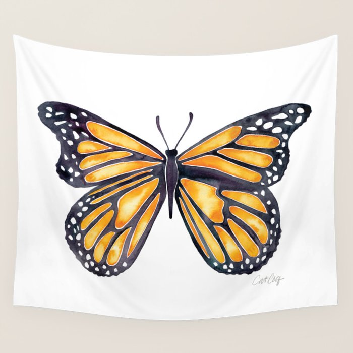 Monarch Butterfly Wall Tapestry Gallery Image 1
