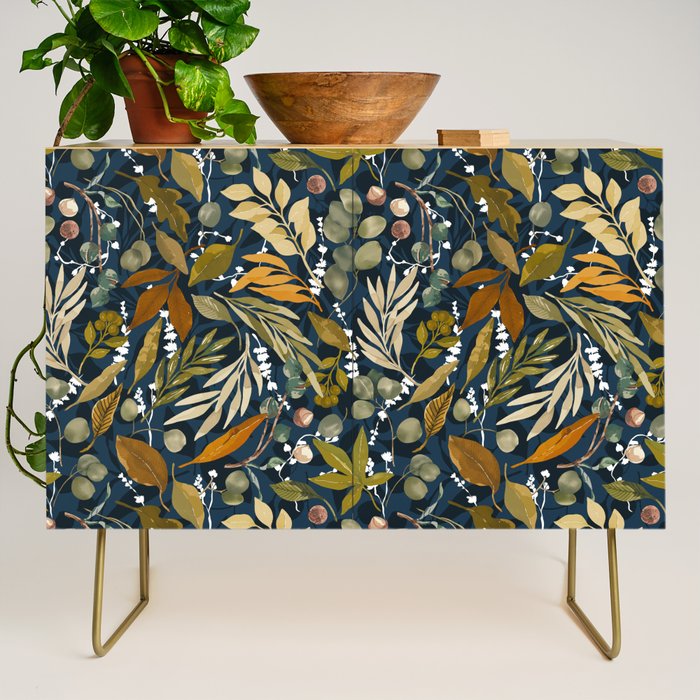 Fall leafy nature dark A Credenza Gallery Image 1