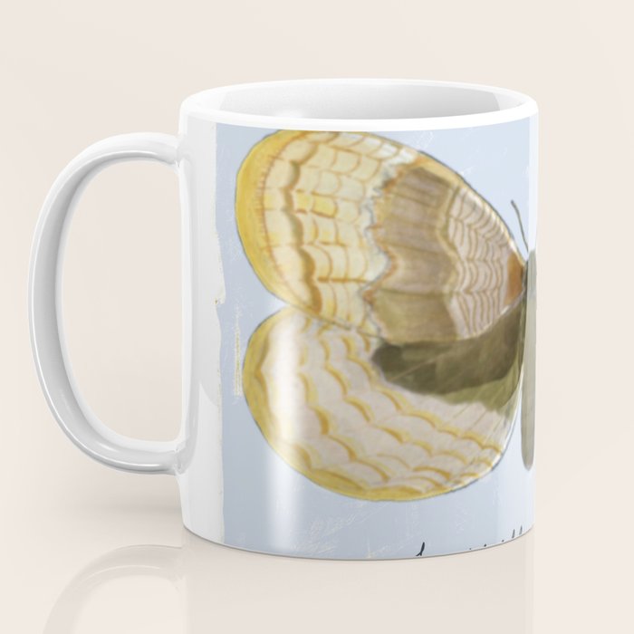 Butterfly Moth on Soft Sky Coffee Mug Gallery Image 3