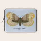 Butterfly Moth on Soft Sky Laptop Sleeve Gallery Image 1