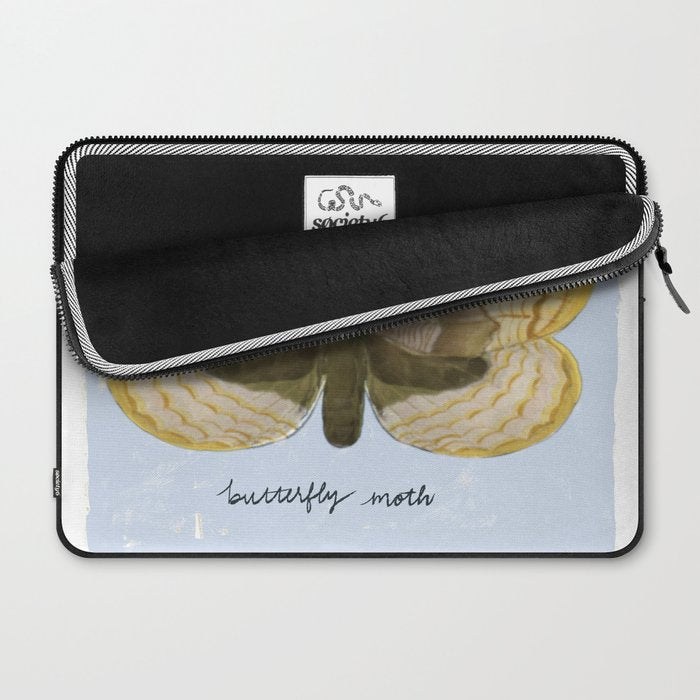 Butterfly Moth on Soft Sky Laptop Sleeve Gallery Image 2
