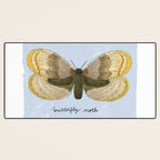 Butterfly Moth on Soft Sky Desk Mat Gallery Image 3