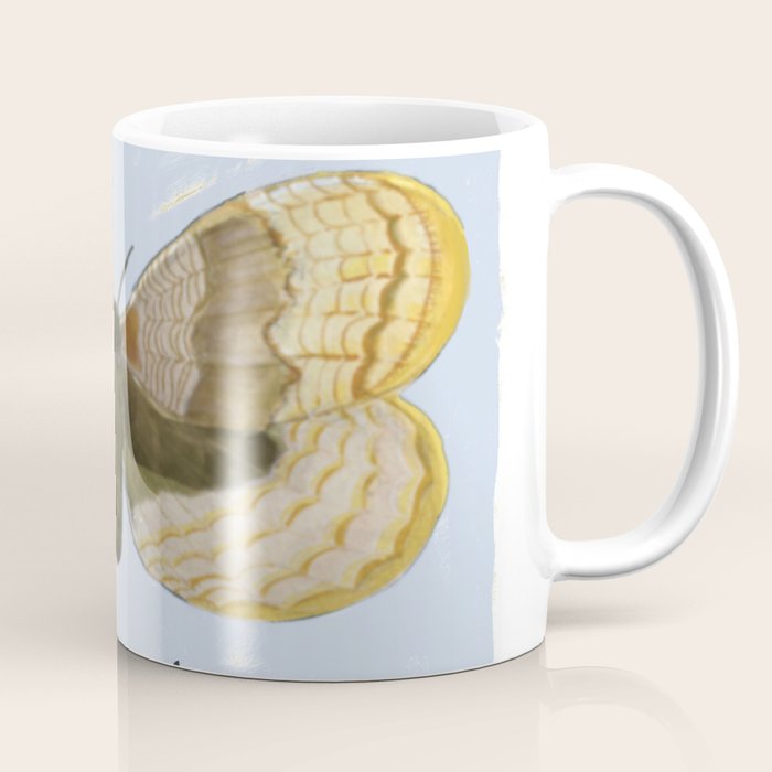 Butterfly Moth on Soft Sky Coffee Mug Gallery Image 1