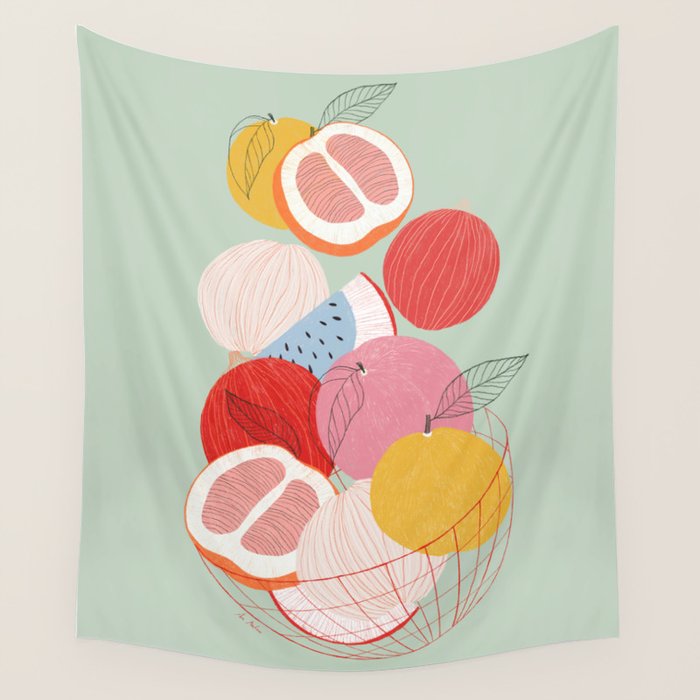 Fruit basket II Wall Tapestry Gallery Image 1