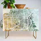 San Francisco City Street Map Credenza Gallery Image 1