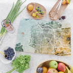 San Francisco City Street Map Cutting Board Gallery Image 2