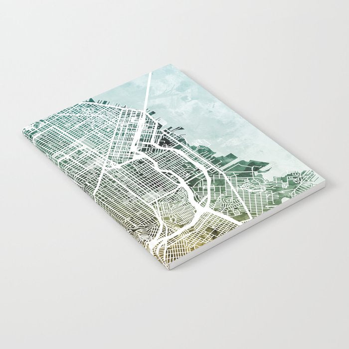 San Francisco City Street Map Notebook Gallery Image 1