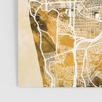 San Francisco City Street Map Poster Gallery Image 3